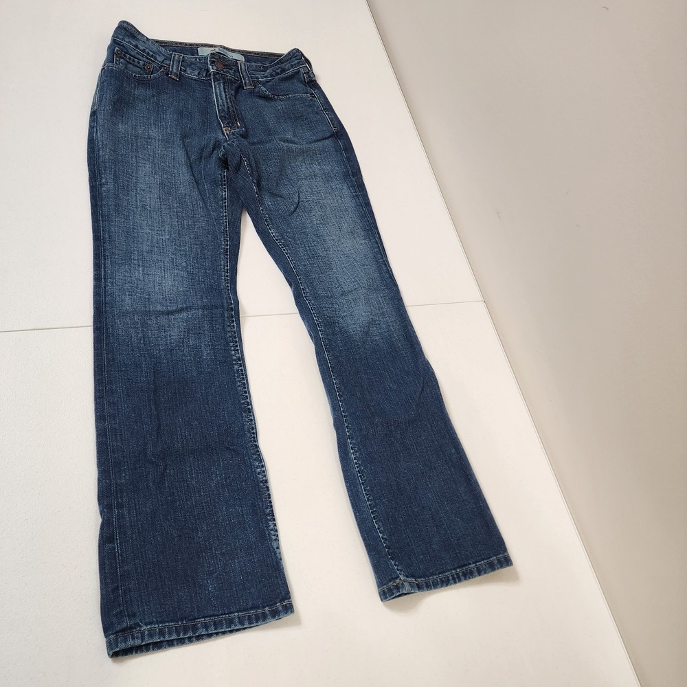 Gap Original Boot Jeans Size 4 Ankle Women's  100 Cotton Dark Wash
